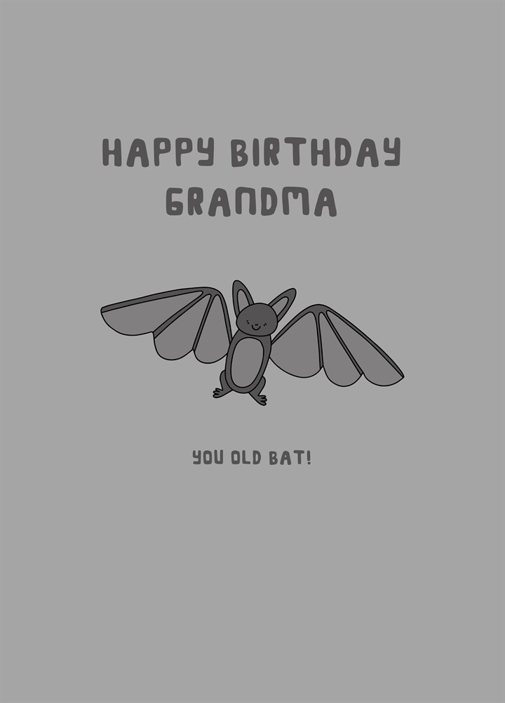 You Old Bat Card