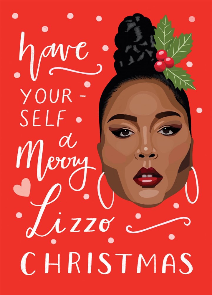 Merry Lizzo Christmas Card