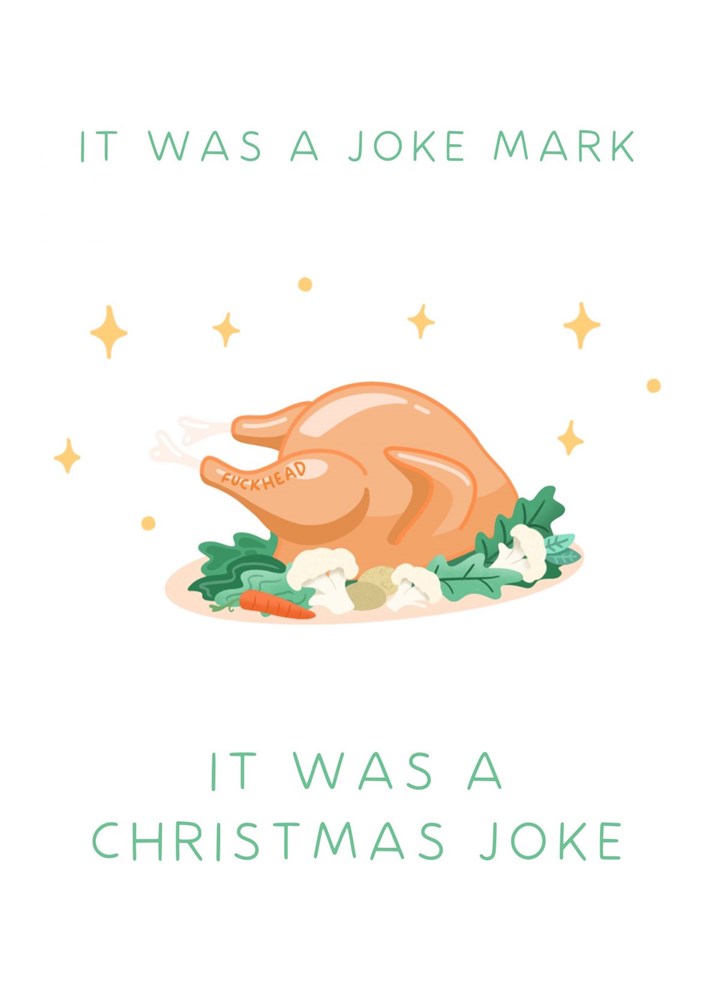 A Christmas Joke Card