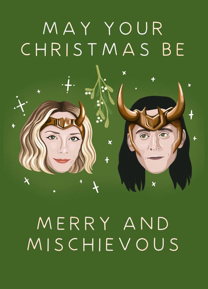 Mischievous Christmas Card