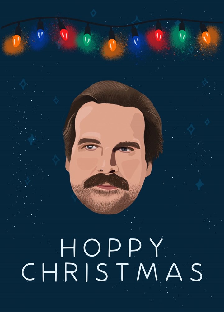 Hoppy Christmas Card