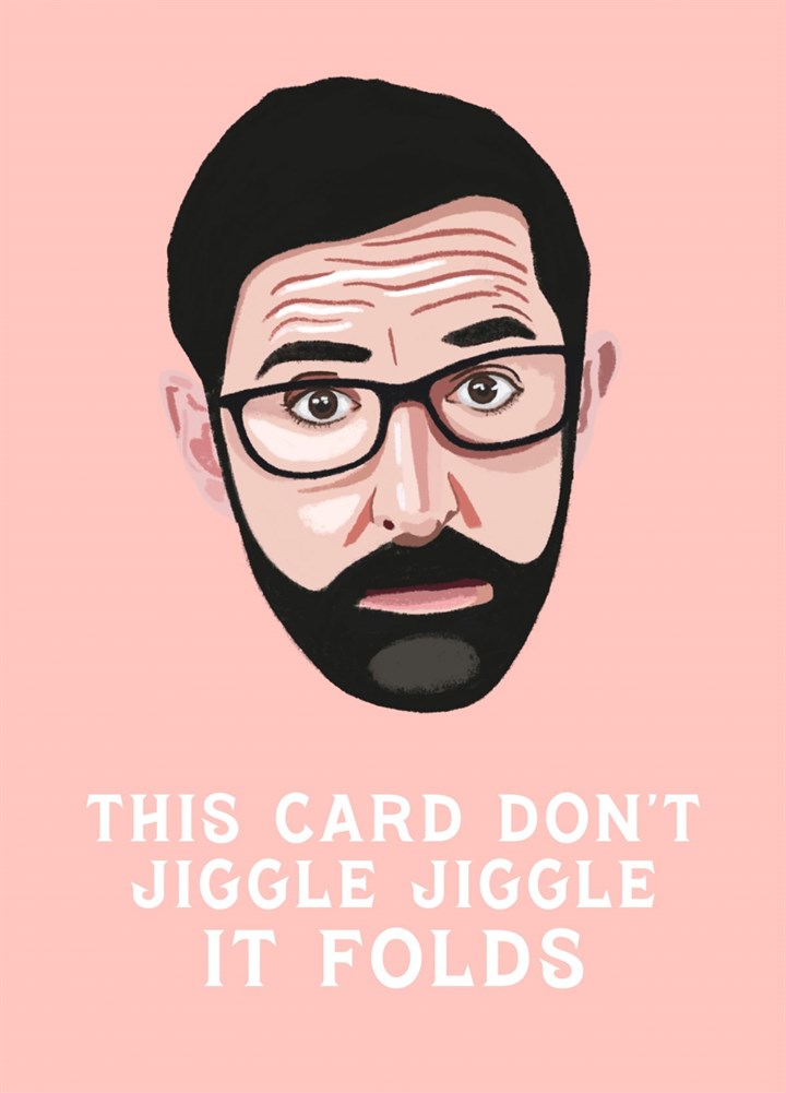 Louis Theroux Folded Card