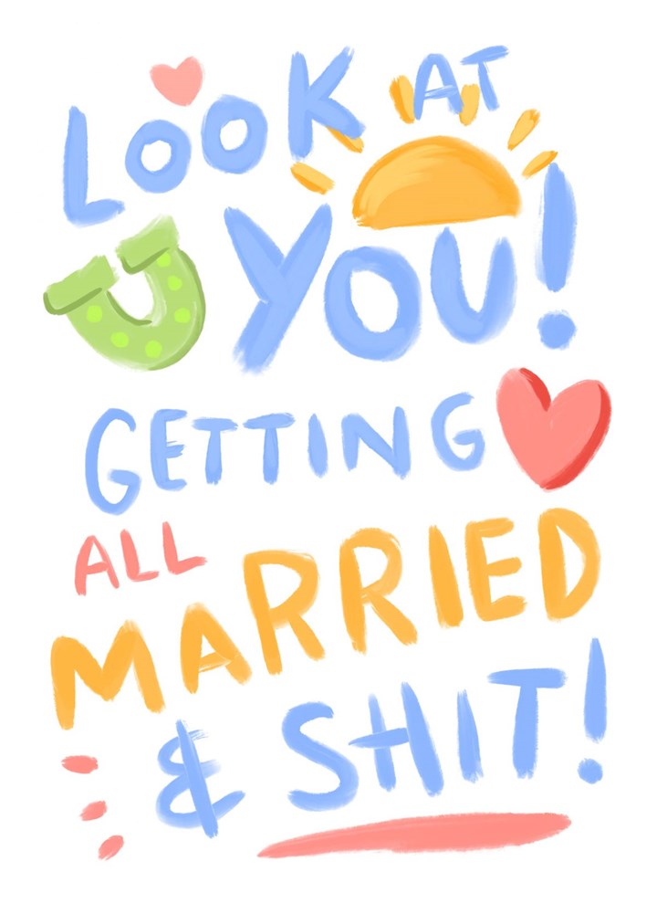Married & Shit Card