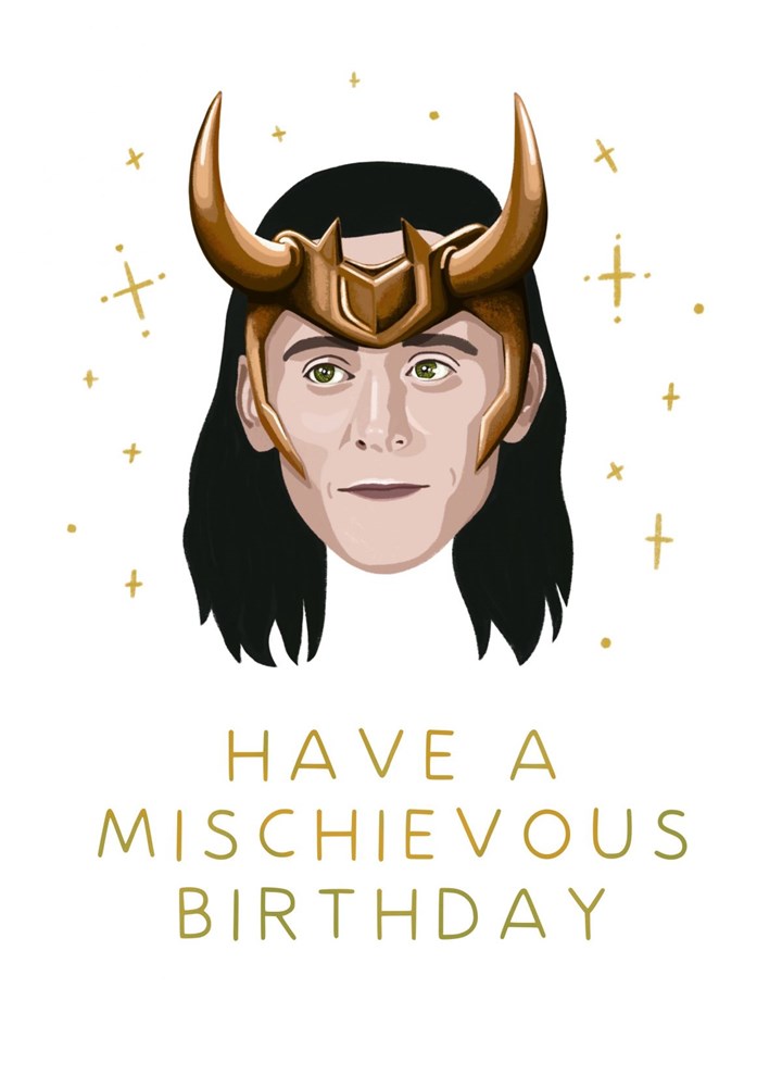 Mischievous Loki Card