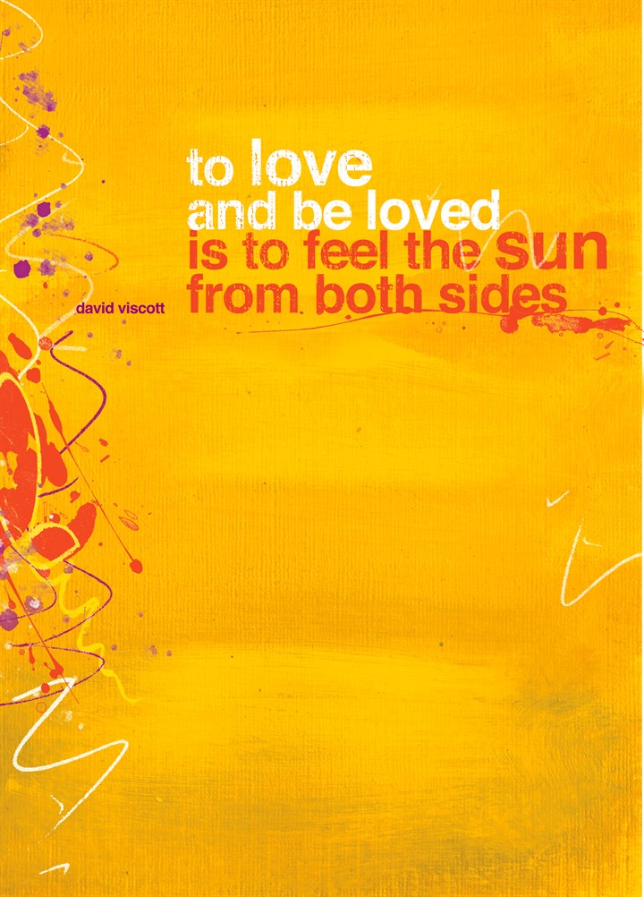 To Love And Be Loved Card