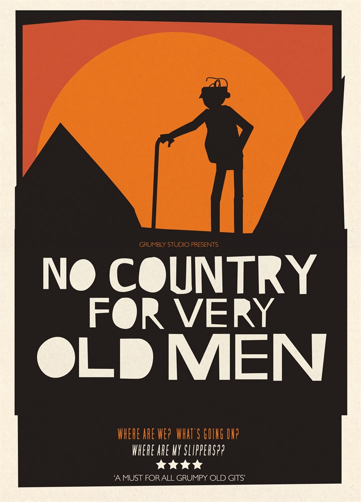 No Country For Very Old Men Card