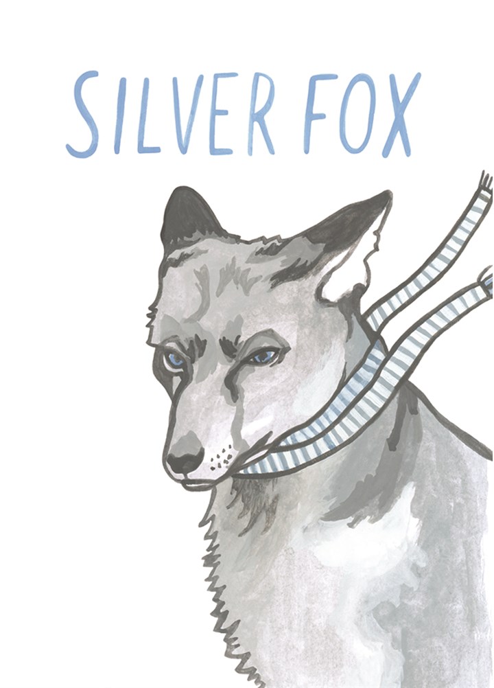 Silver Fox Card