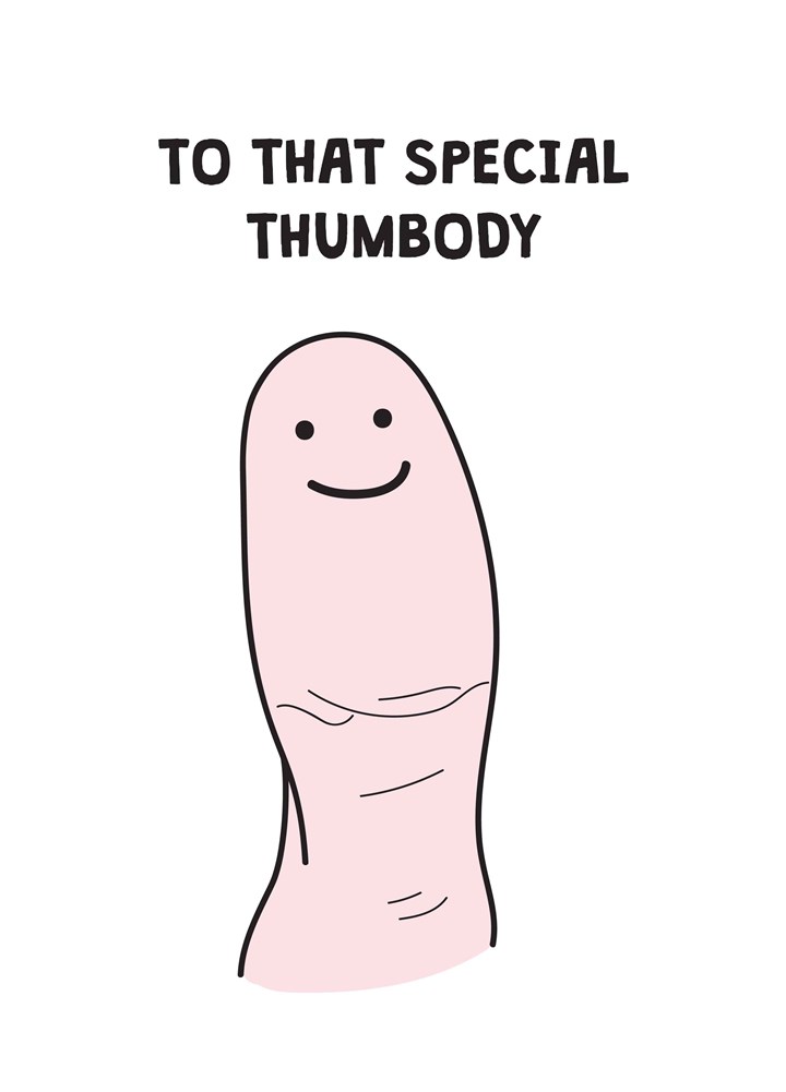 Special Thumbody Card