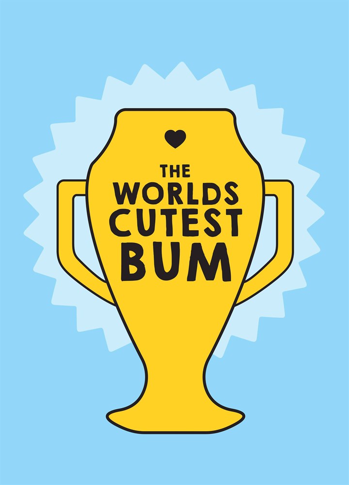 The Worlds Cutest Bum Card