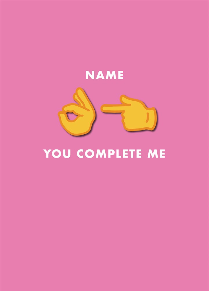 You Complete Card