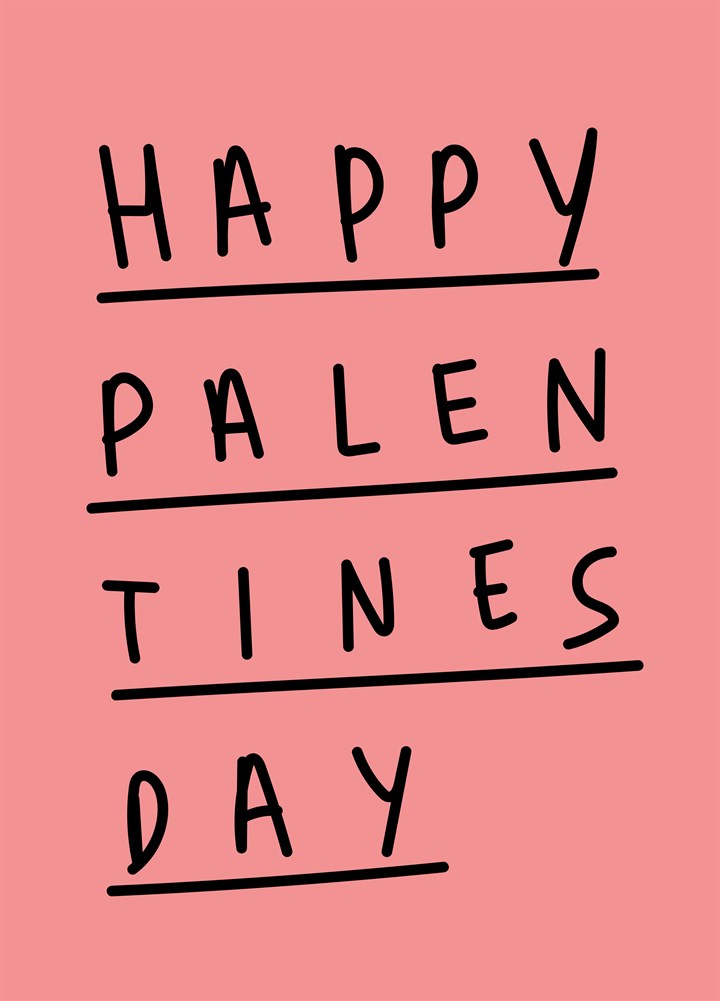 Happy Palentines Day Card