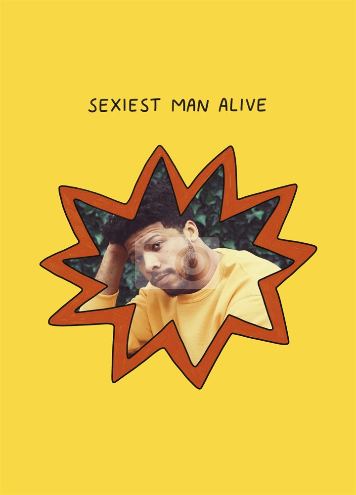 Sexiest Man Alive Card