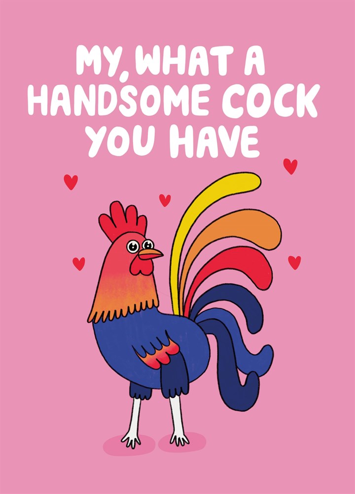 Handsome Cock Valentine's Card