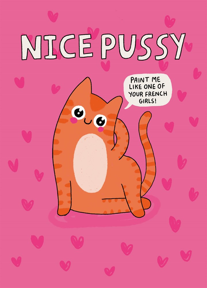Nice Pussy Valentine's Card