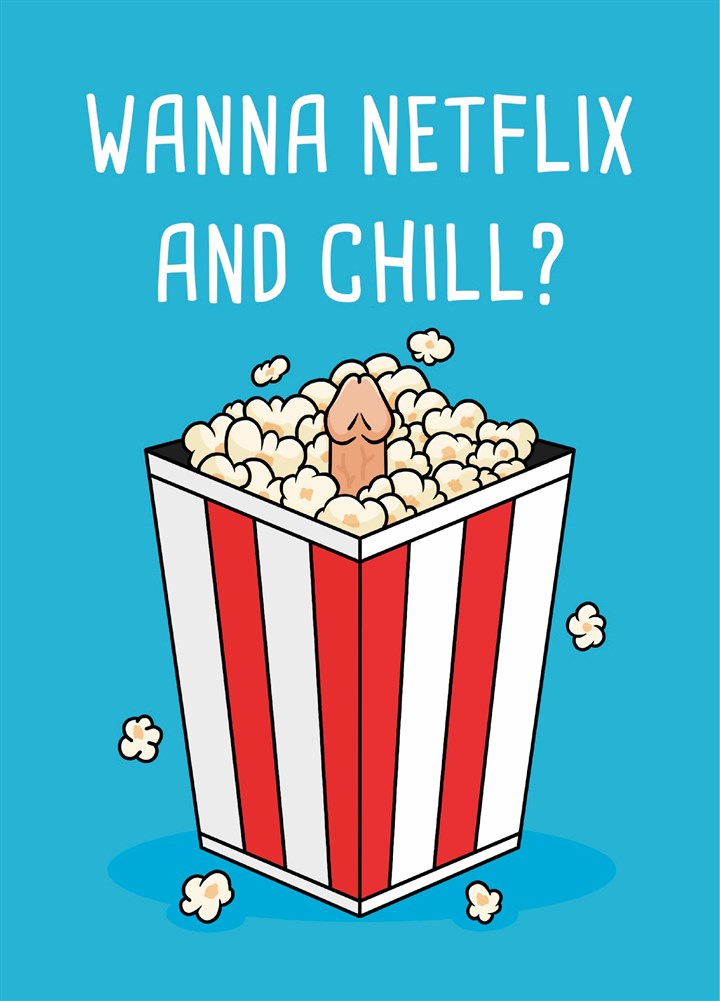 Naughty Netflix And Chill Valentine's Card