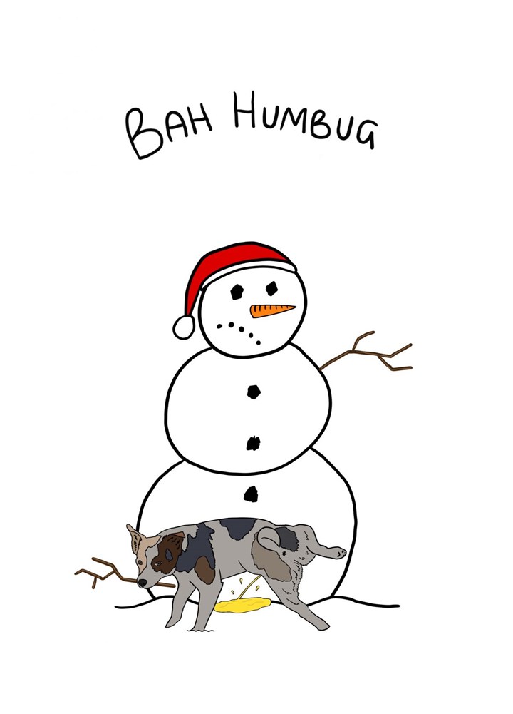 Humbug Christmas Card