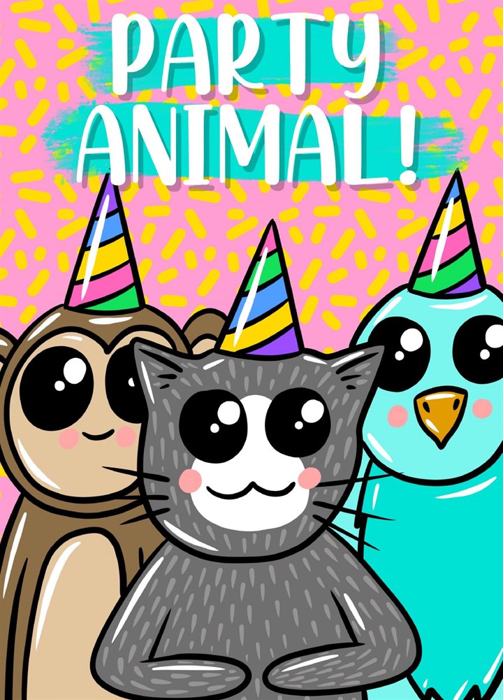 Party Animal Kids Card