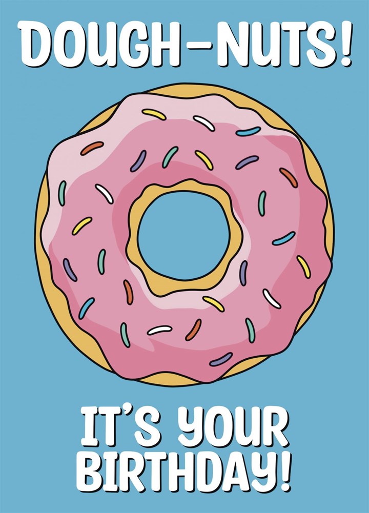Punny Donut Birthday Card