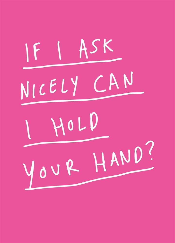 Can I Hold Your Hand Card
