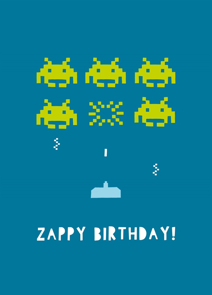 Zappy Birthday Card