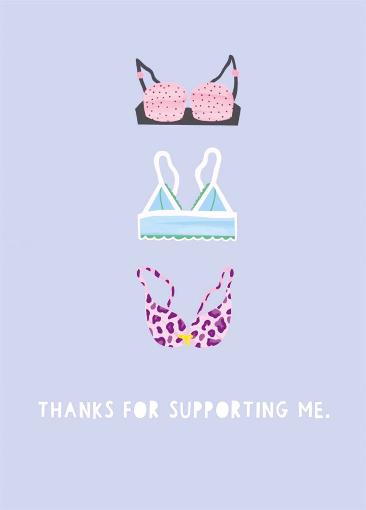 For Supporting Me Card