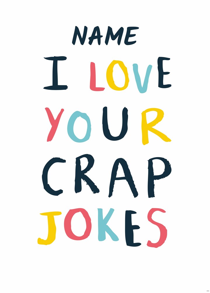 Crap Jokes Card