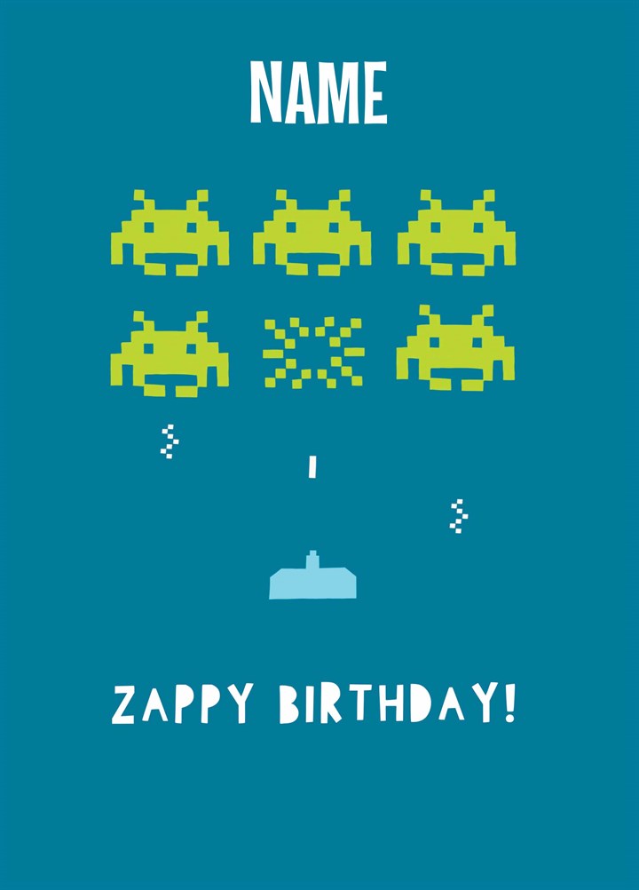 Zappy Birthday Card