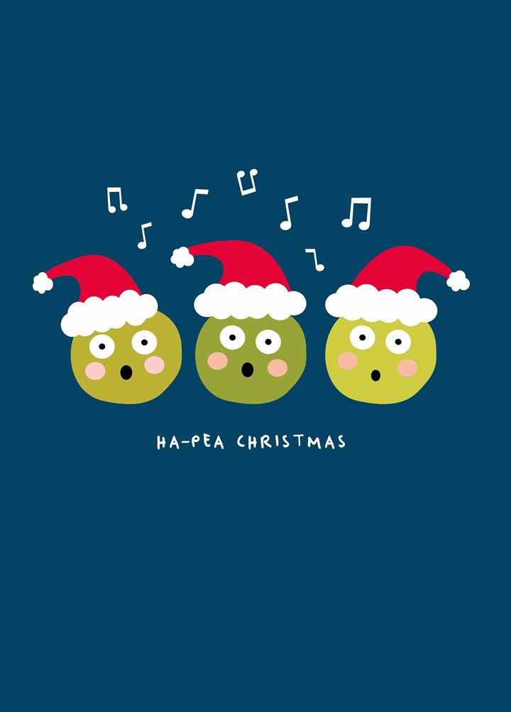 Ha-Pea Christmas Card