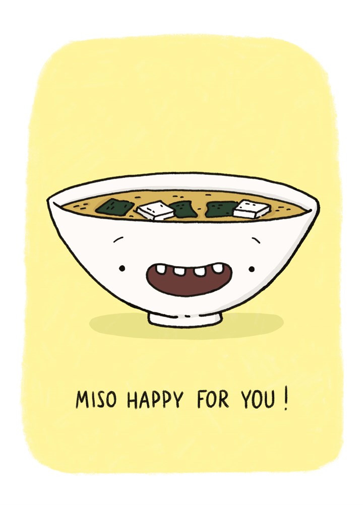 Miso Happy For You Card