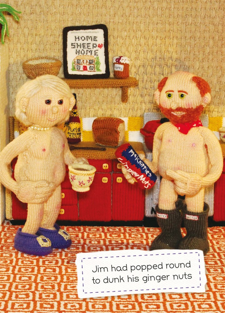Jim Had Popped Round To Dunk His Ginger Nuts Card