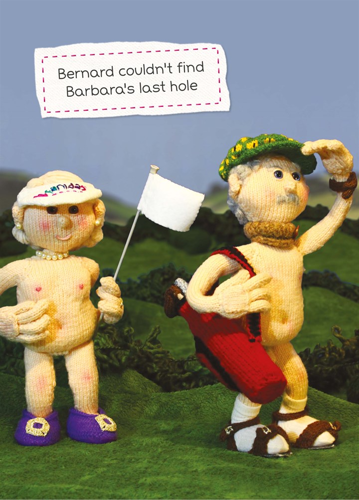 Bernard Couldn't Fine Barbara's Last Hole Card