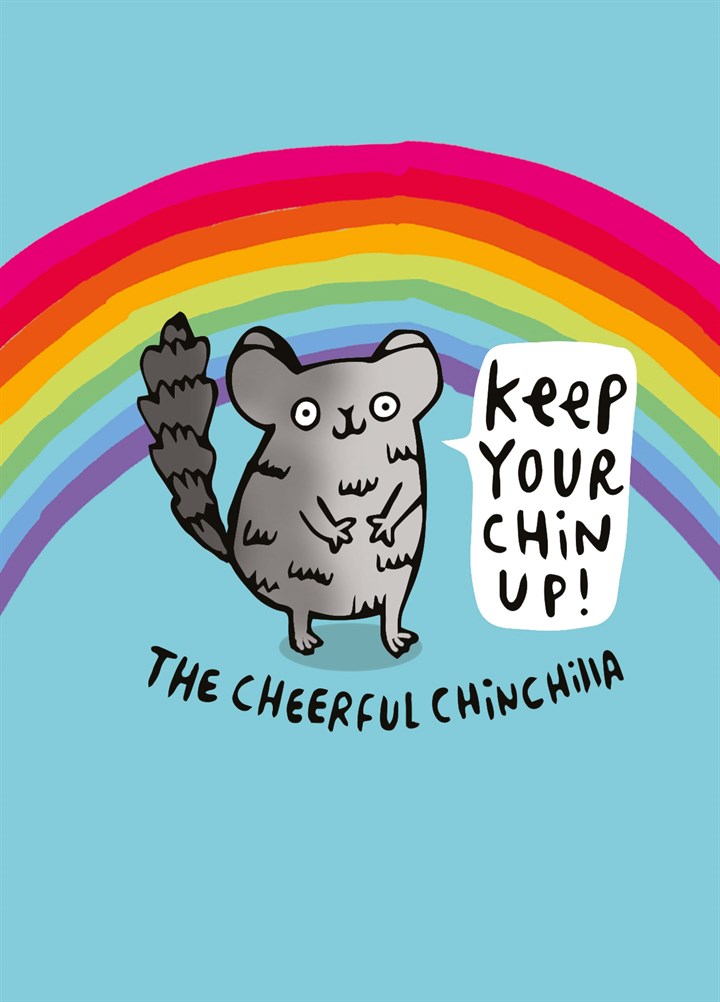 Cheerful Chinchilla Card
