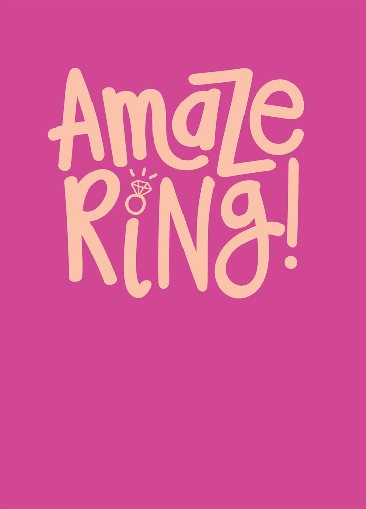 Amaze Ring Card