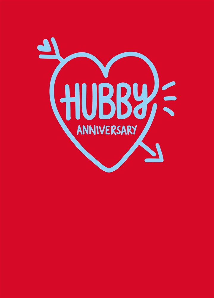 Hubby Anniversary Card