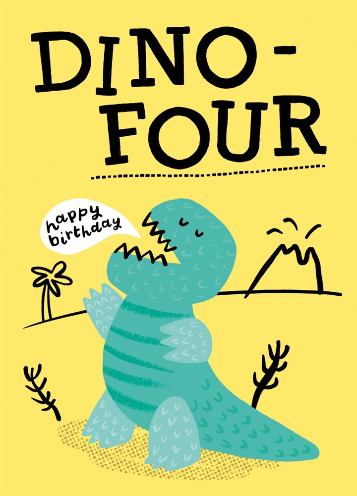 Dino-Four Card