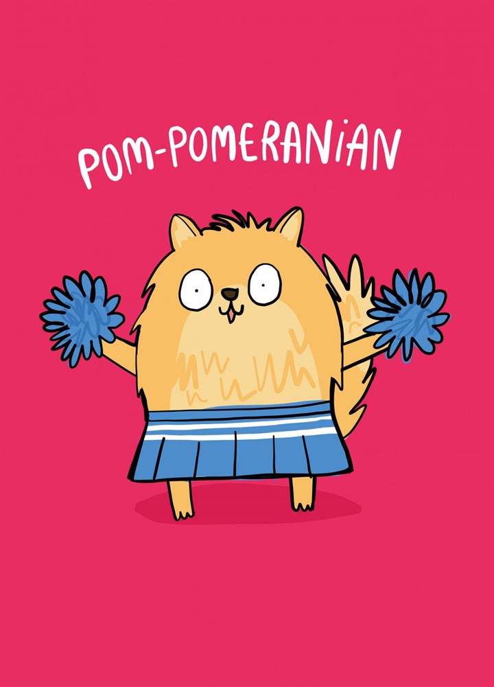 Pom-Pomeranian Card