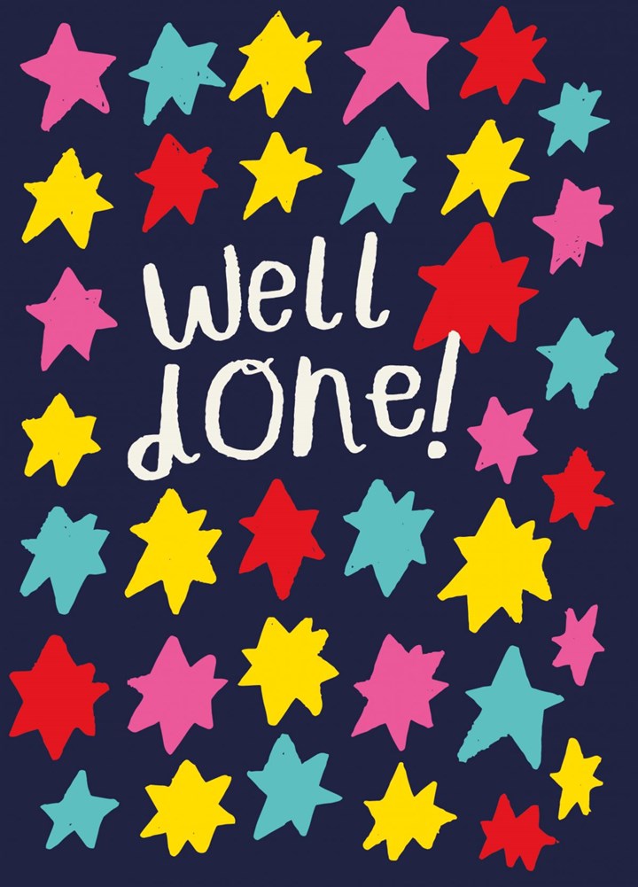 Starry Well Done Card