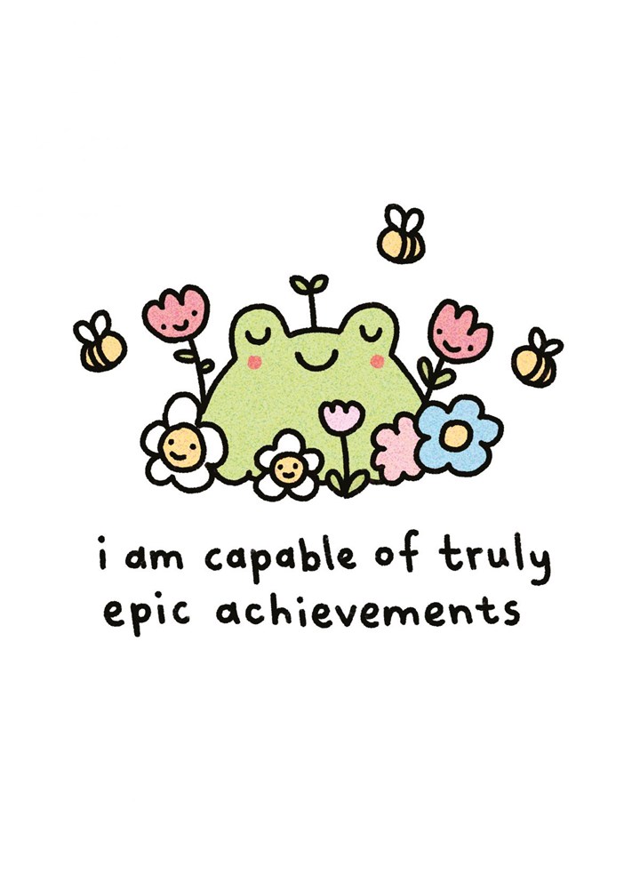 I Am Capable Of Epic Achievements Card