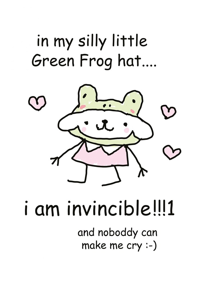 I Am Invincible Card