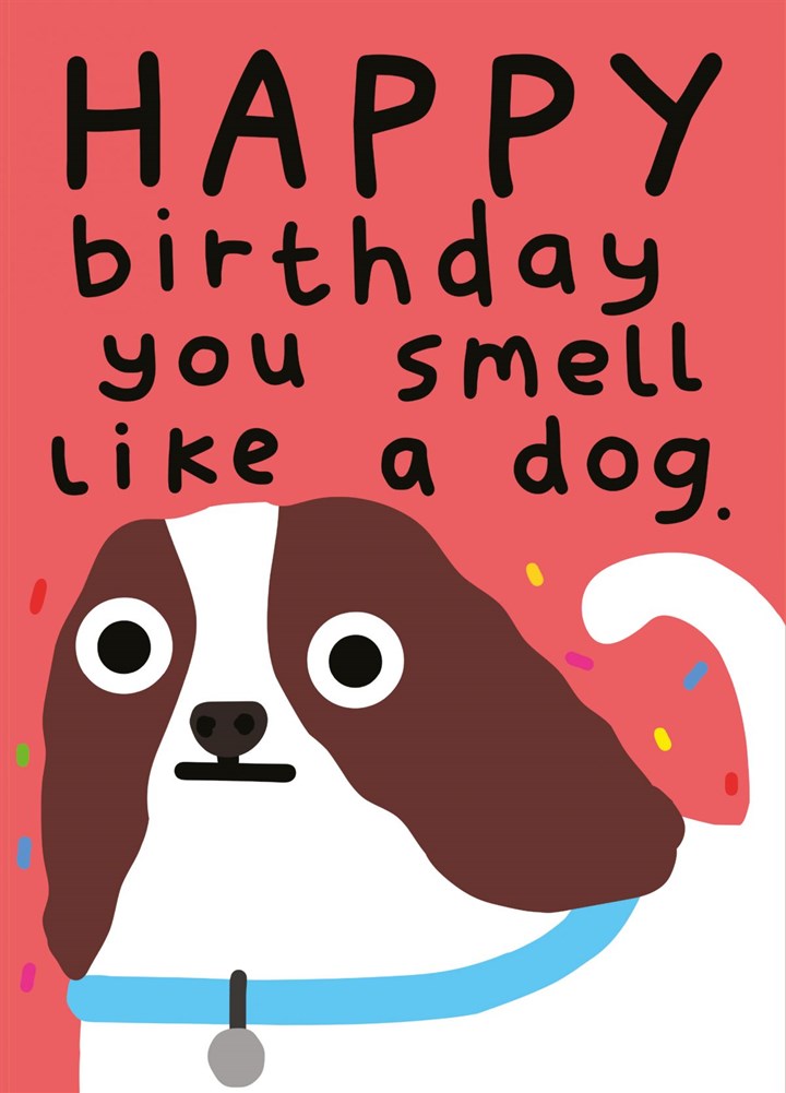 Smelly Dog Card | Scribbler