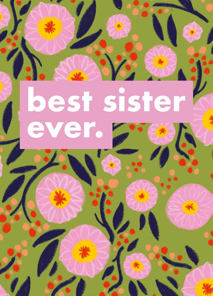 Best Sister Ever Card
