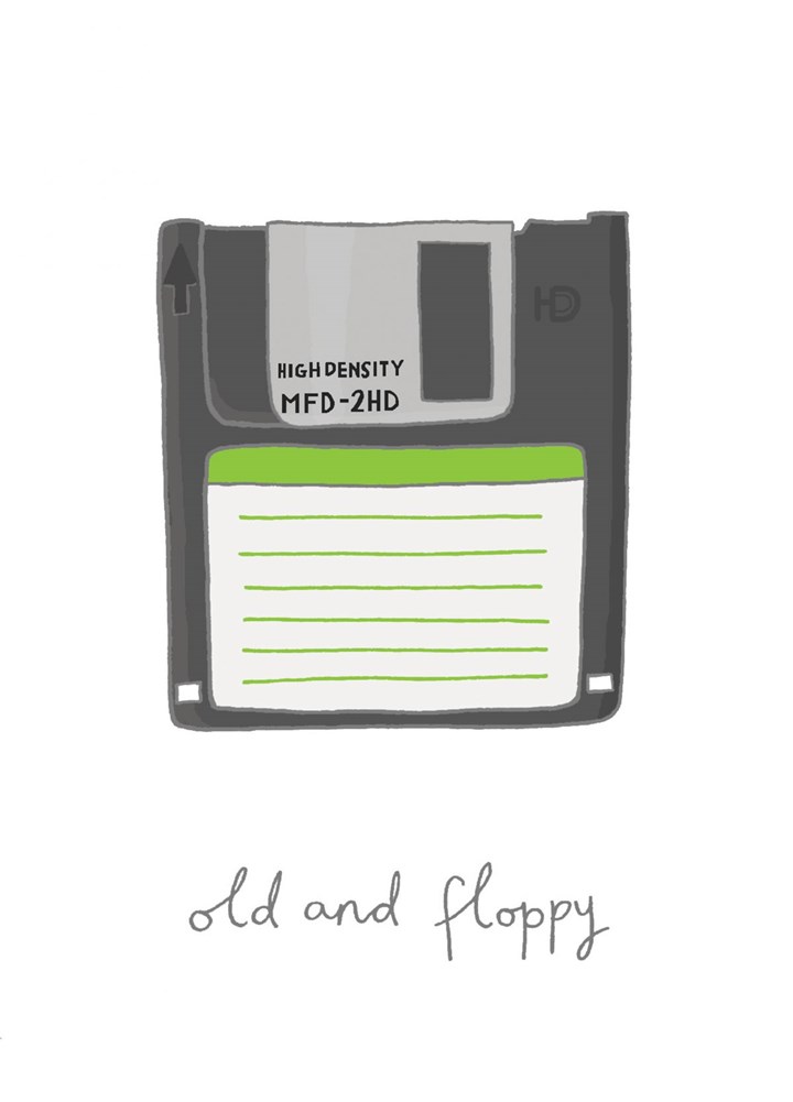 Old And Floppy Card