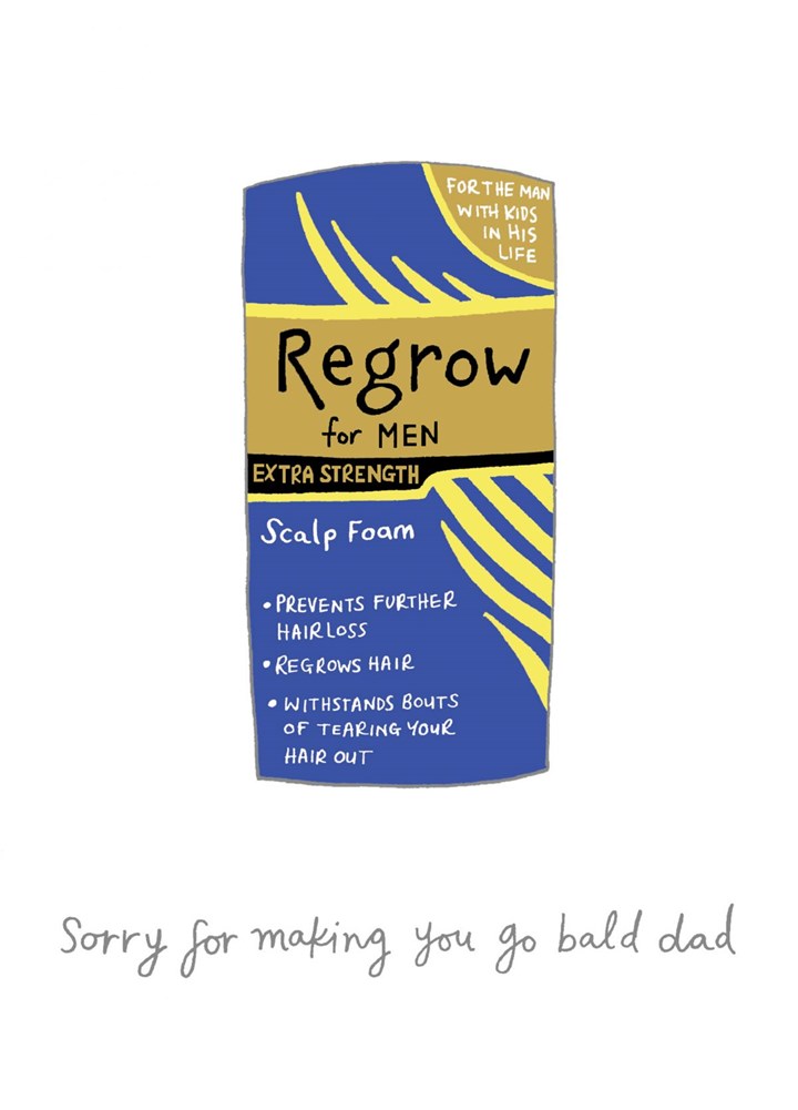 Regain Hair Growth Card
