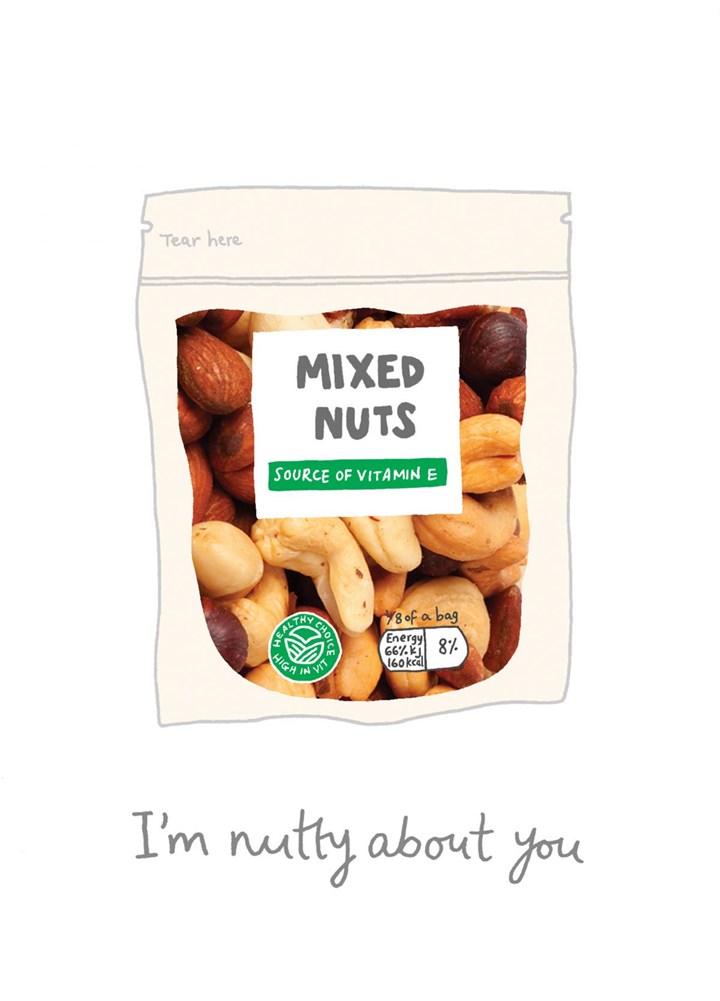 I'm Nutty About You Card