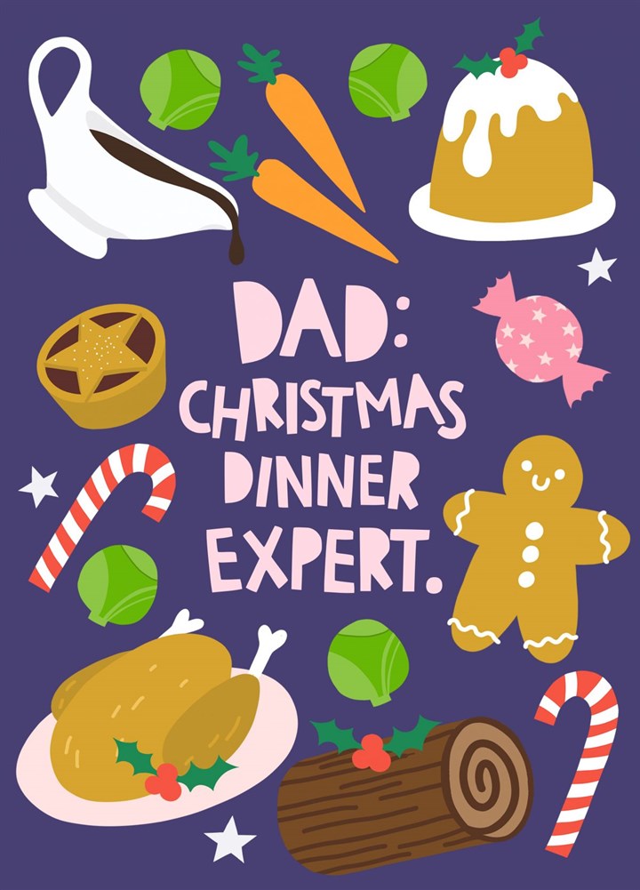 Dad: Christmas Dinner Expert Card