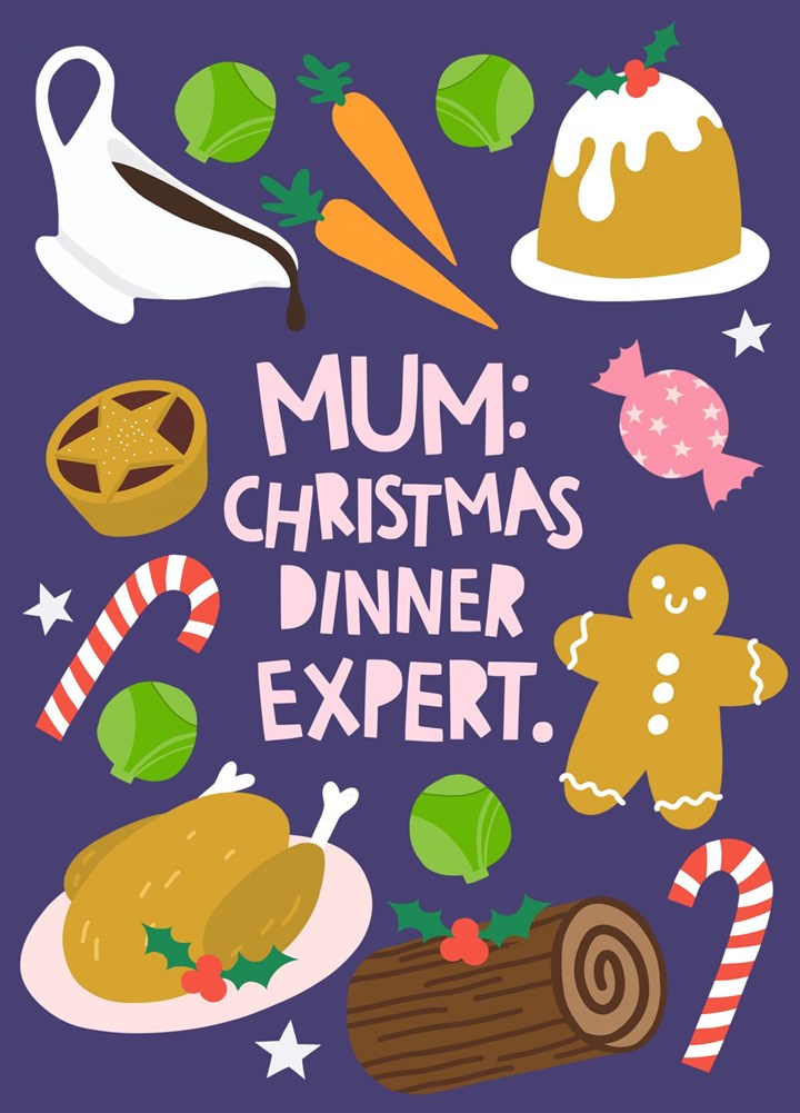 Mum: Christmas Dinner Expert Card
