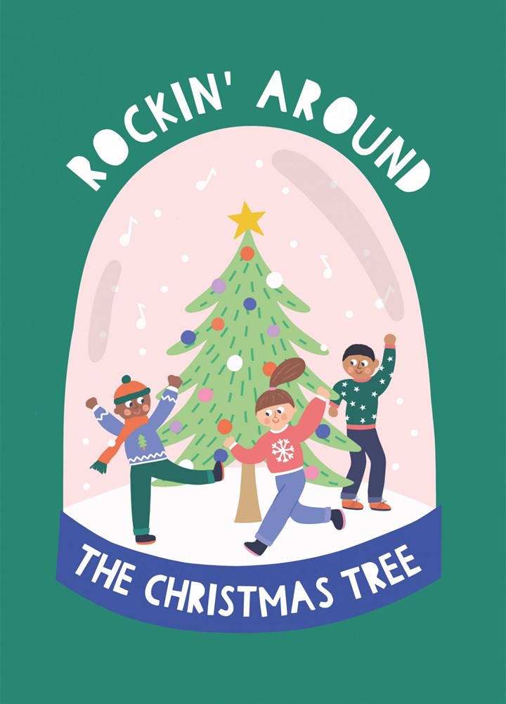 Rockin' Around The Christmas Tree Card