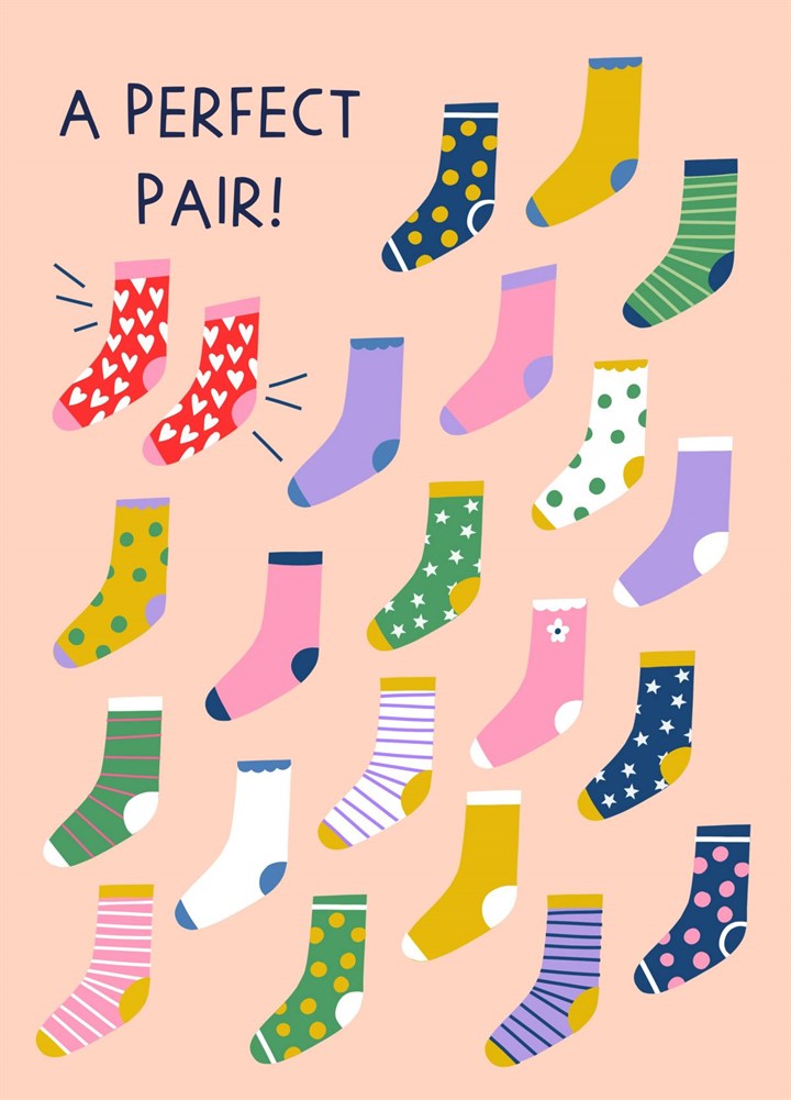 A Perfect Pair: Socks Card