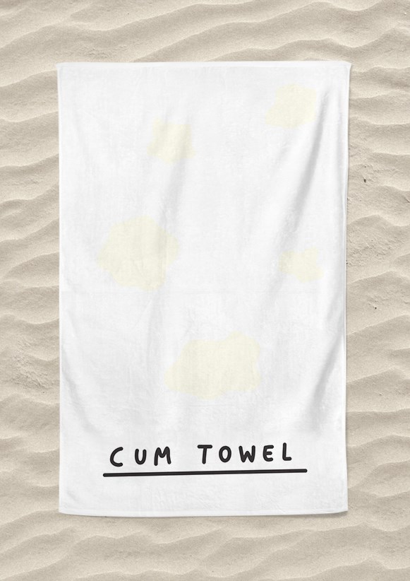 Cum Patch Beach Towel