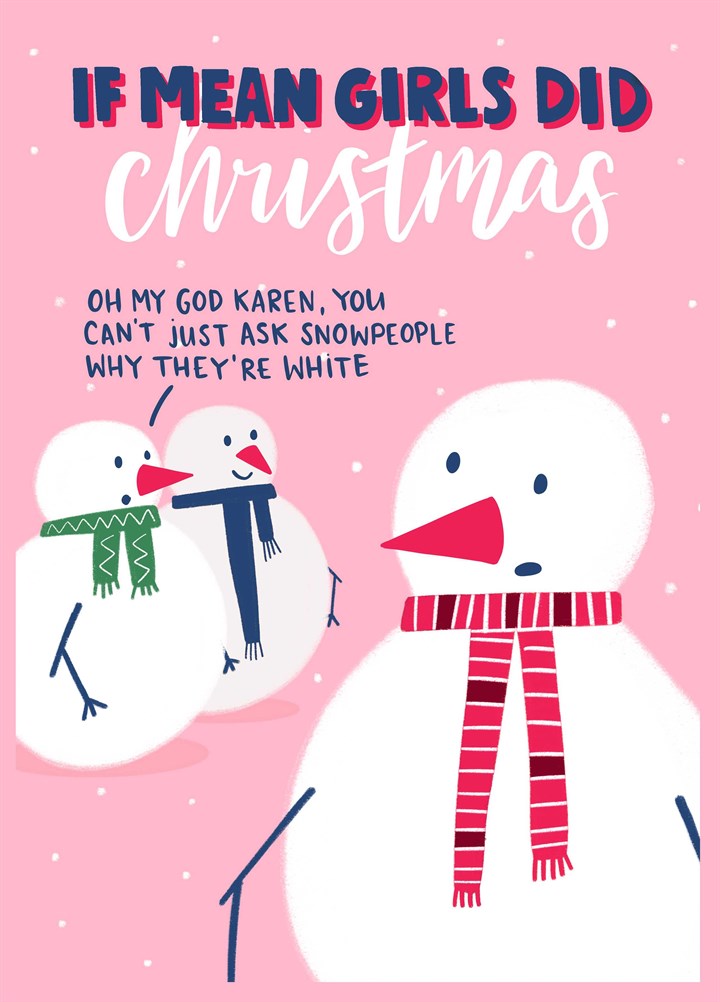 Snowpeople Card
